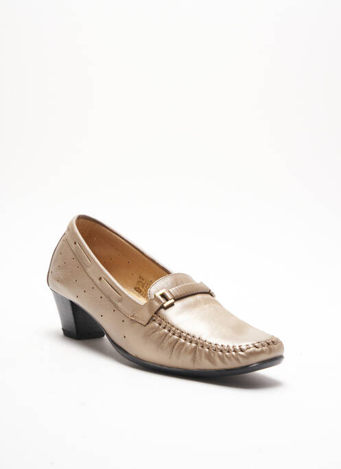 Mocasini bej PERLE DE CHARME femeie