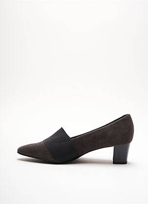 Mocasini pătrat toc de 4 la 6 cm gri PETER KAISER femeie