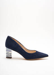 Pantofi cu toc talpă exterioară din piele toc de 4 la 6 cm albastru PETER KAISER femme