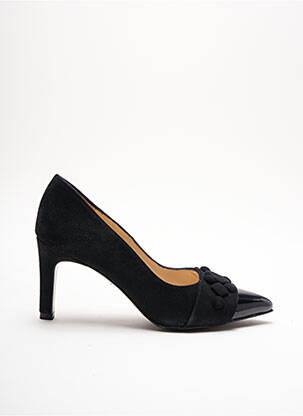 Pantofi cu toc țesătură lăcuită toc de 4 la 6 cm negru PETER KAISER femeie