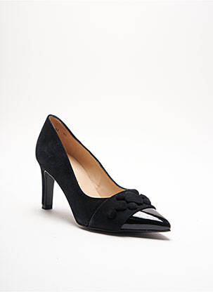 Pantofi cu toc țesătură lăcuită toc de 4 la 6 cm negru PETER KAISER femeie