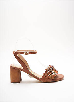 Sandale/Pantofi decupați maro UNISA femeie