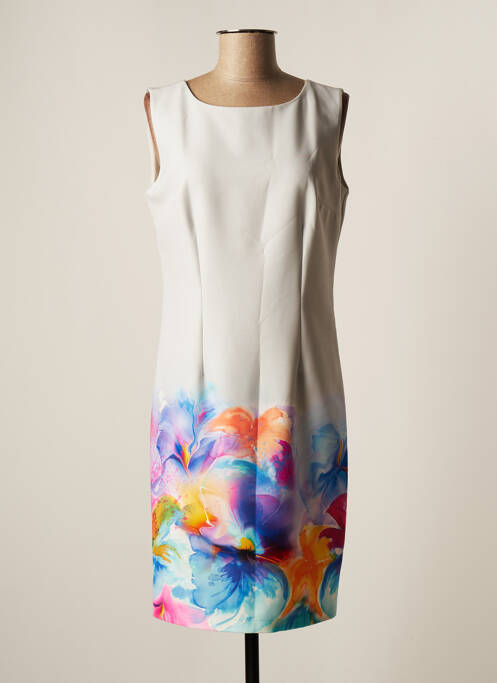 Rochie midi gri FRANCE RIVOIRE femeie