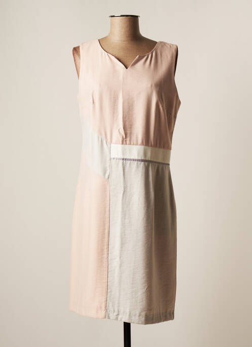 Rochie midi roz CHRISTINE LAURE femeie