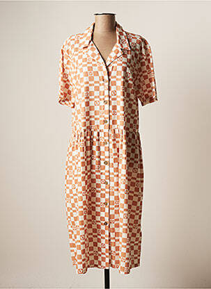 Rochie midi portocaliu ROXY femeie