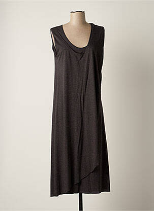 Rochie midi gri RABENS SALONER femeie