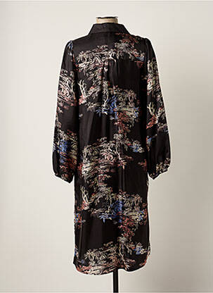 Rochie midi mâneci lungi mâneci lungi negru SECOND FEMALE femeie