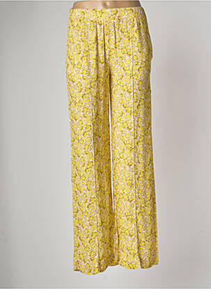 Pantalon larg galben JEFF femeie