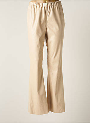 Pantalon evazat bej SUMMUM femeie