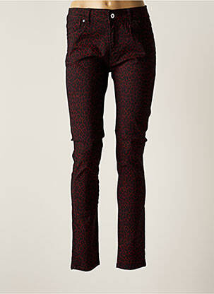 Pantalon slim roșu LAUREN VIDAL femeie