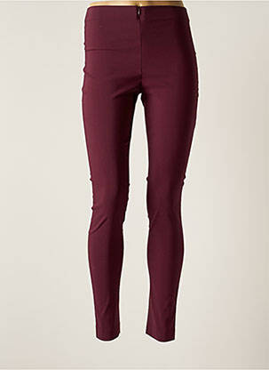 Pantalon slim violet LAUREN VIDAL femeie