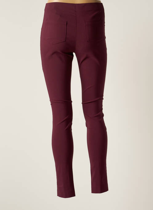 Pantalon slim violet LAUREN VIDAL femeie