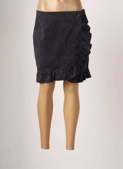 Fustă scurtă negru LAUREN VIDAL femeie