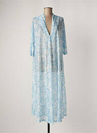 Rochie midi imprimeu floral mâneci 3/4 albastru MOLLY BRACKEN femeie