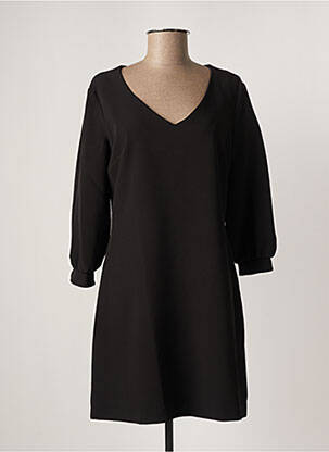 Rochie scurtă mâneci 3/4 mâneci 3/4 negru FRACOMINA femeie