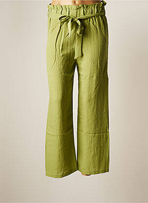 Pantalon larg verde SOPHYLINE femeie