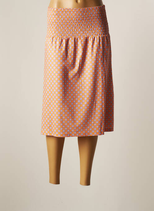 Fustă midi portocaliu VERDISSIMA femeie