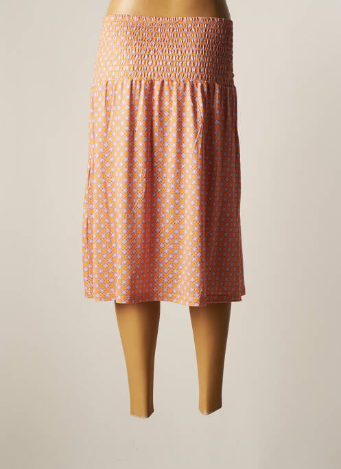 Fustă midi portocaliu VERDISSIMA femeie