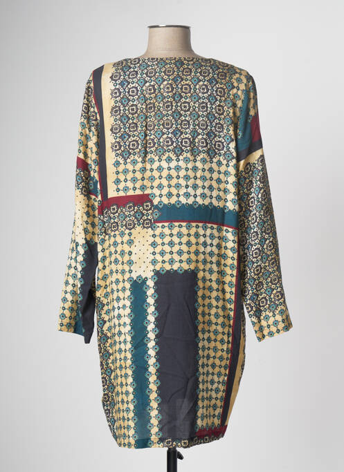 Rochie scurtă bej R95TH femeie