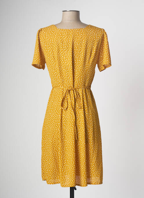 Rochie scurtă galben ONLY femeie