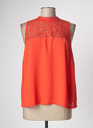 Top portocaliu ARMANI EXCHANGE femeie