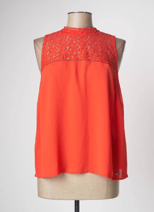 Top portocaliu ARMANI EXCHANGE femeie