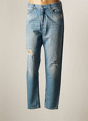 Blugi cu croială dreaptă albastru CALVIN KLEIN femeie