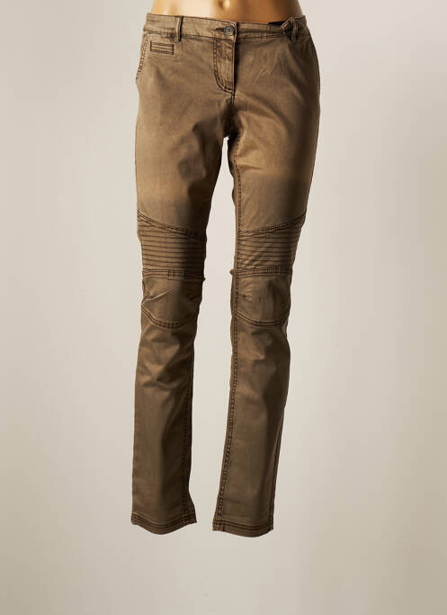 Pantalon chino maro TOM TAILOR femeie