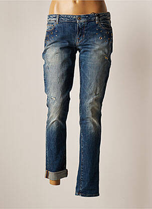 Blugi cu croială slim albastru GUESS femeie