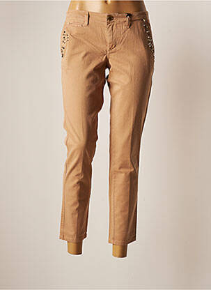 Pantalon chino bej GUESS femeie