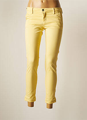 Pantalon 7/8 galben TEDDY SMITH femeie
