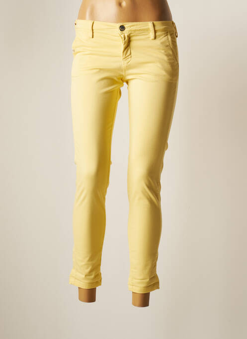 Pantalon 7/8 galben TEDDY SMITH femeie