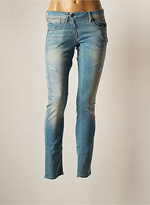 Blugi cu croială slim albastru RAW-7 femeie