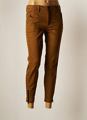 Pantalon chino maro RAW-7 femeie