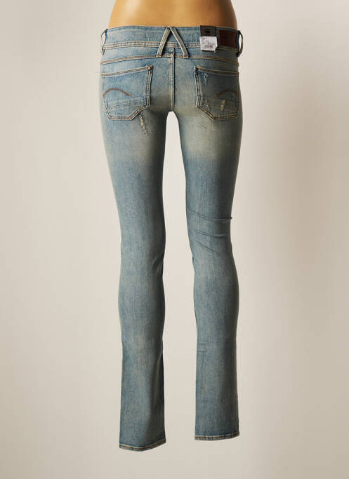 Blugi cu croială slim albastru RAW-7 femeie