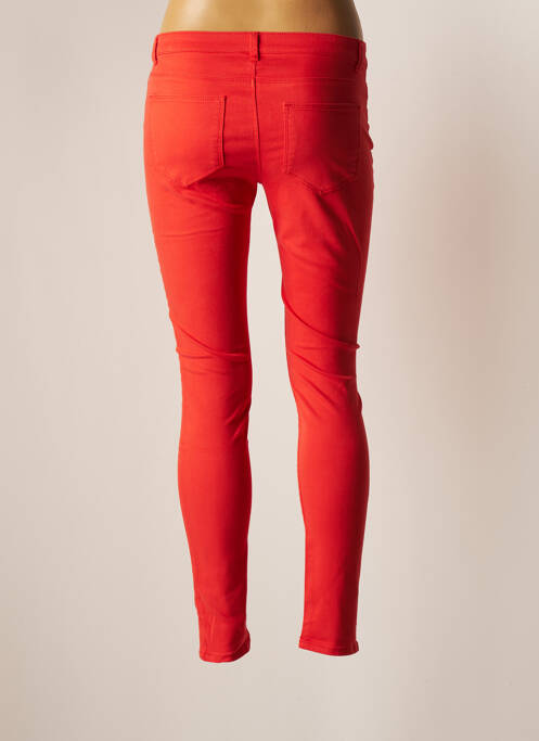 Pantalon slim portocaliu VERO MODA femeie