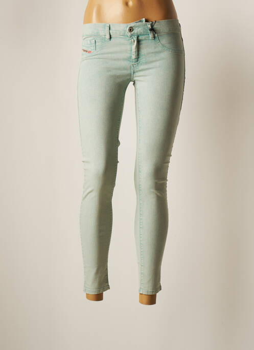 Pantalon slim verde DIESEL femeie