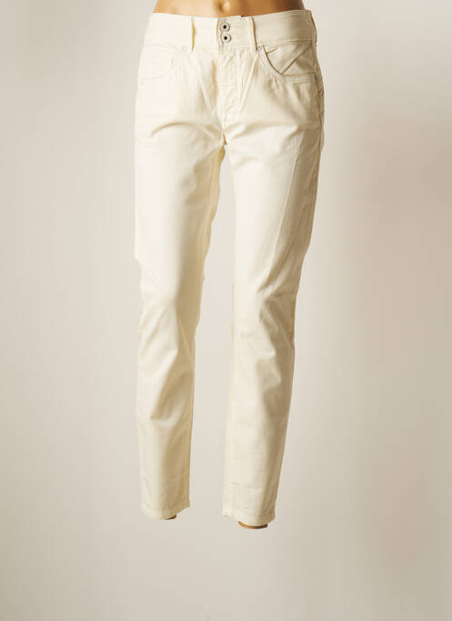 Blugi cu croială slim bej SALSA femeie