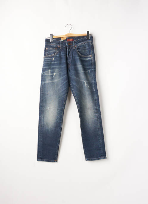 Blugi cu croială slim albastru JACK & JONES bărbat