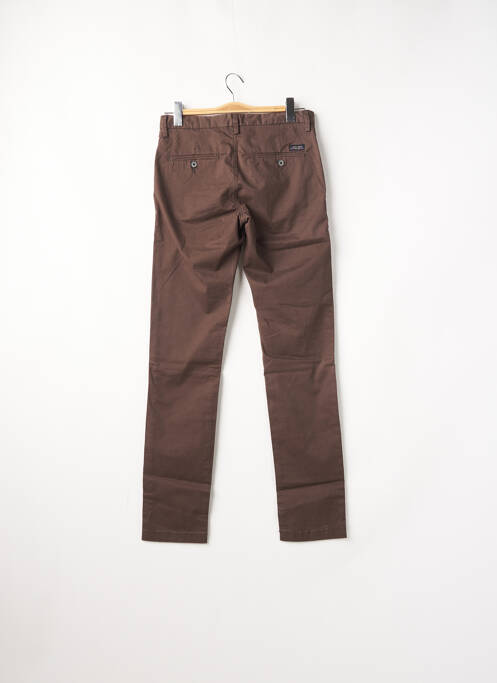 Pantalon chino maro TEDDY SMITH bărbat