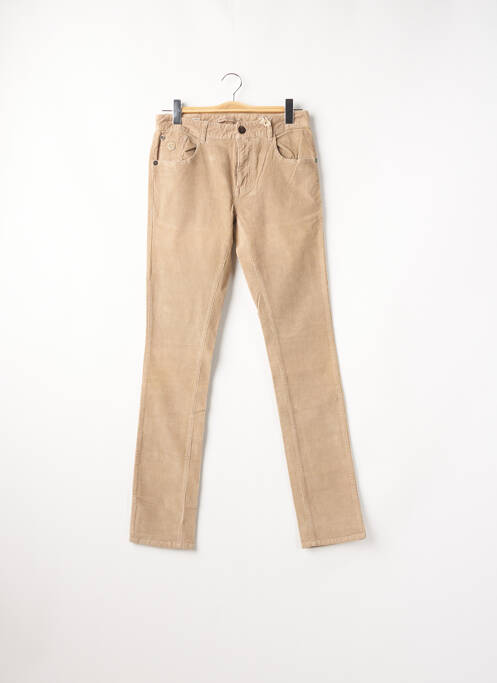 Pantalon slim bej R95TH bărbat