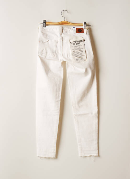 Blugi cu croială slim alb LE TEMPS DES CERISES femeie