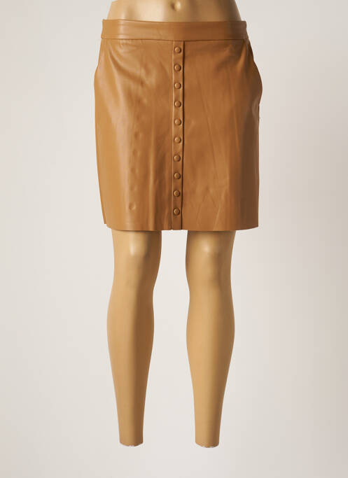 Fustă scurtă maro VERO MODA femeie