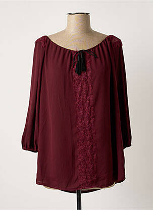 Tunică mâneci lungi roșu BREAL femeie