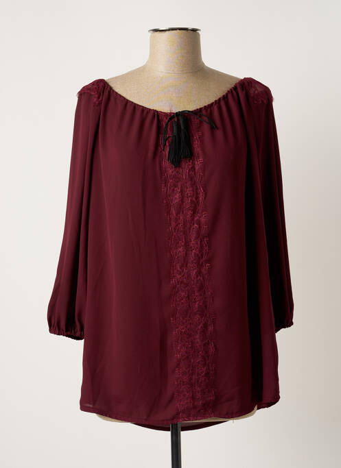 Tunică mâneci lungi roșu BREAL femeie