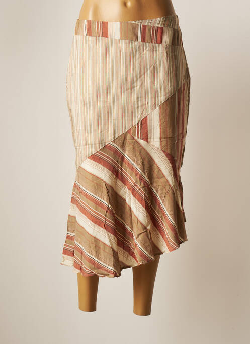 Fustă midi bej GUY DUBOUIS femeie