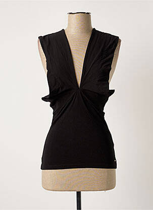 Top negru MORGAN femeie