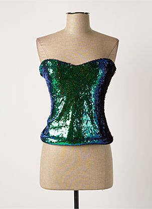 Top negru MORGAN femeie