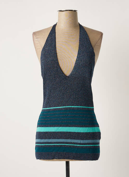 Top albastru MORGAN femeie