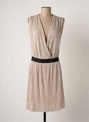 Rochie midi bej CACHE CACHE femeie